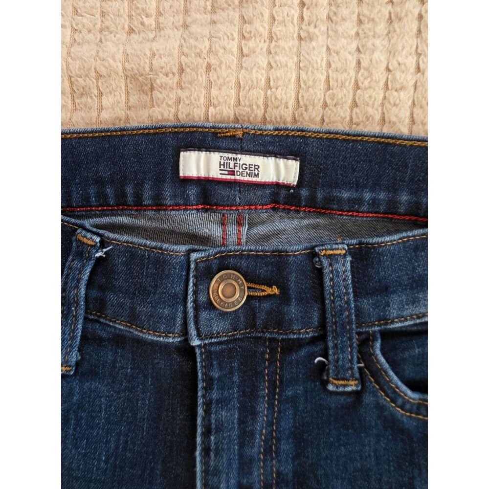 Tommy Hilfiger Denim Dark Wash Skinny Jeans Size 2 Stretchy Mid Rise